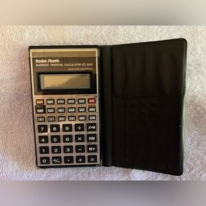 Vintage Radio Shack Business Financial Calculator EC-5010